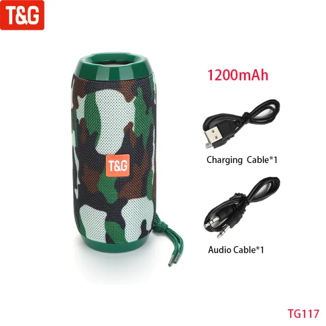 Portable Bluetooth Speaker with FM Radio