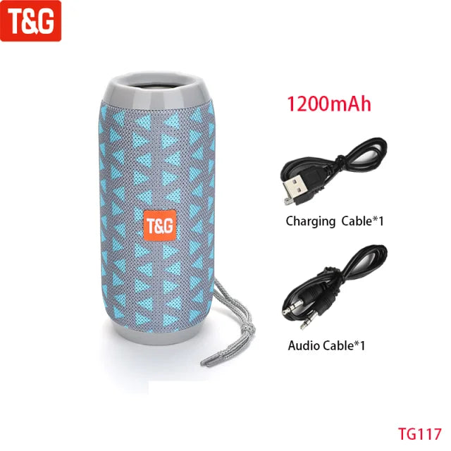 Portable Bluetooth Speaker with FM Radio