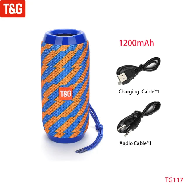 Portable Bluetooth Speaker with FM Radio